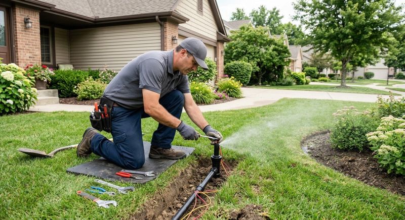 Outdoor Sprinkler Installation in Aiken, SC