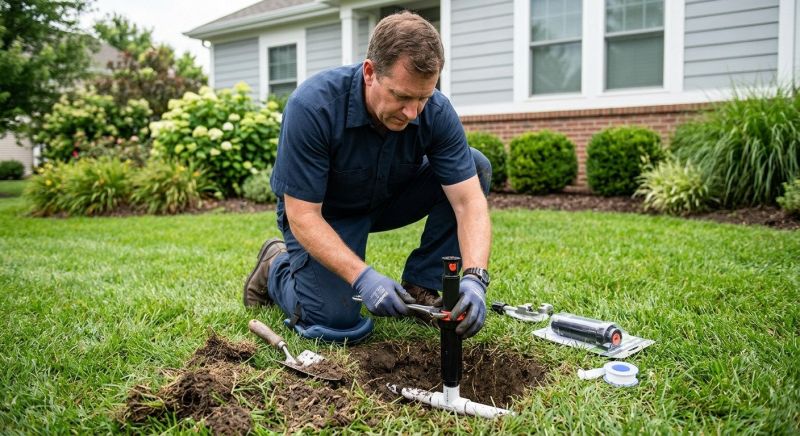 Sprinkler Head Repair in Ventura County, CA