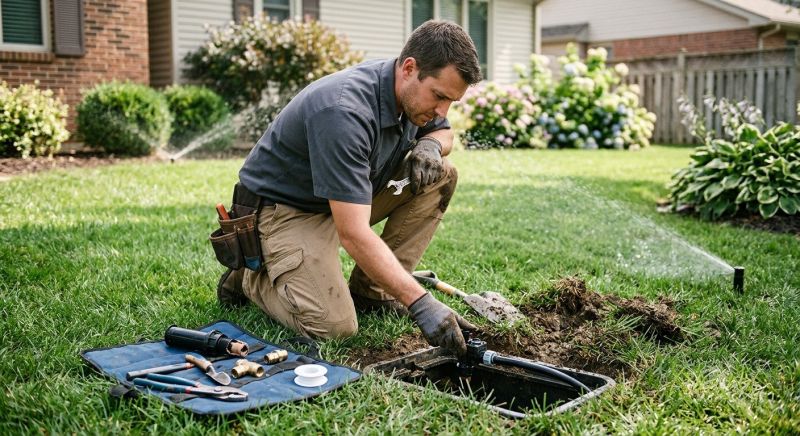 Sprinkler Line Repair in Ventura County, CA